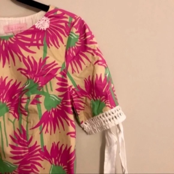 Lilly Pulitzer Coastal Kiss Pink Floral Dress - Picture 3 of 6